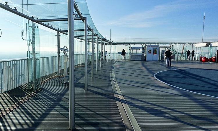 Rooftop deck at Montparnasse Tower