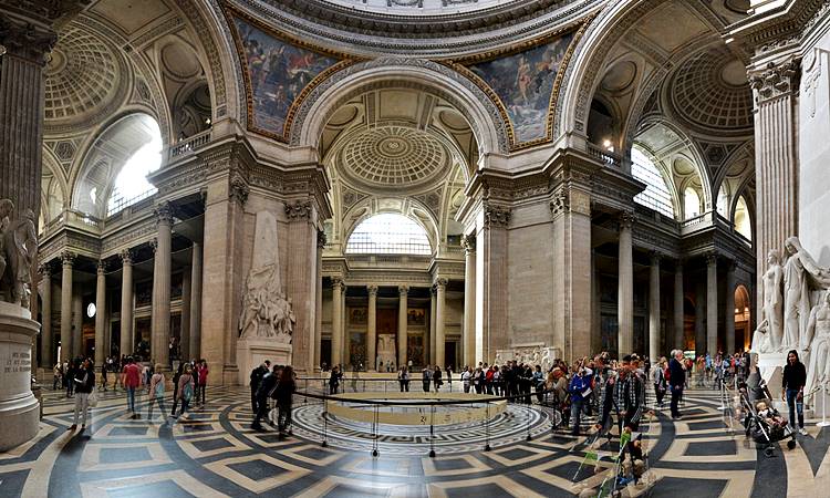 The Pantheon in Paris, France.